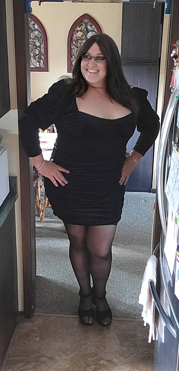 Deviantart Miss Shapely Black Eloquii dress... by shapely-laura on DeviantArt