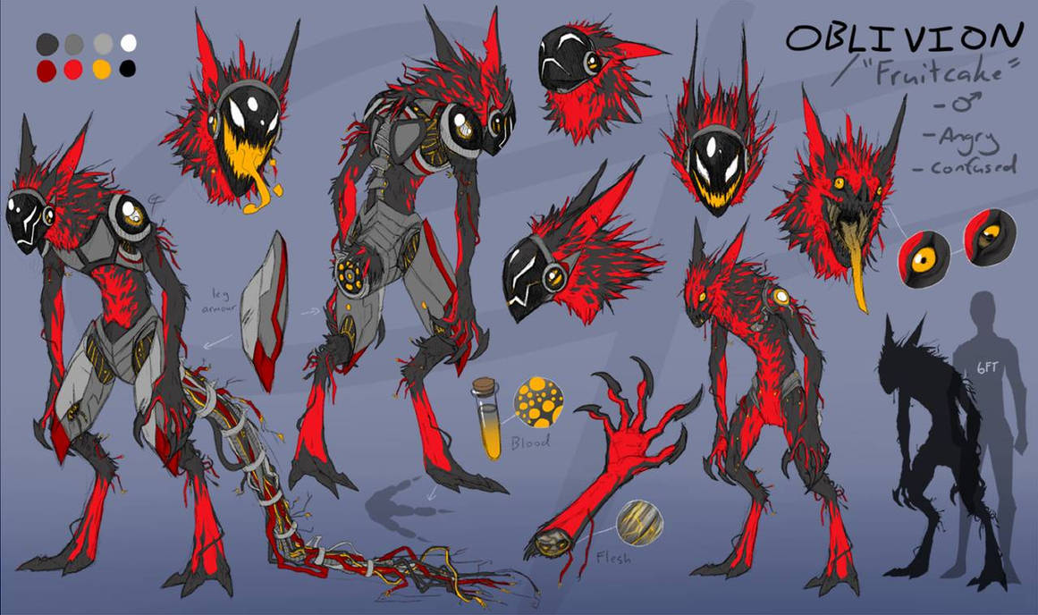 Oblivion Protogen Reference Sheet by DegeneratedScum on DeviantArt