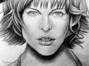 Milla Jovovich Portrait