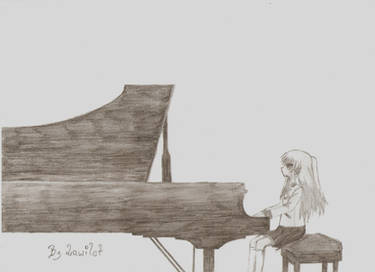 Kanade with piano by Lawilet