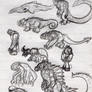 New Kaiju Scribbles