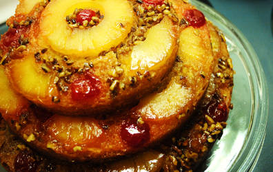 Pineapple Upside-Rum Cake