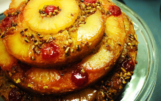 Pineapple Upside-Rum Cake