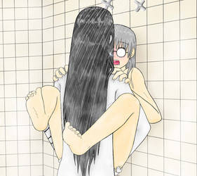 Shower time by KabutoNosebleed