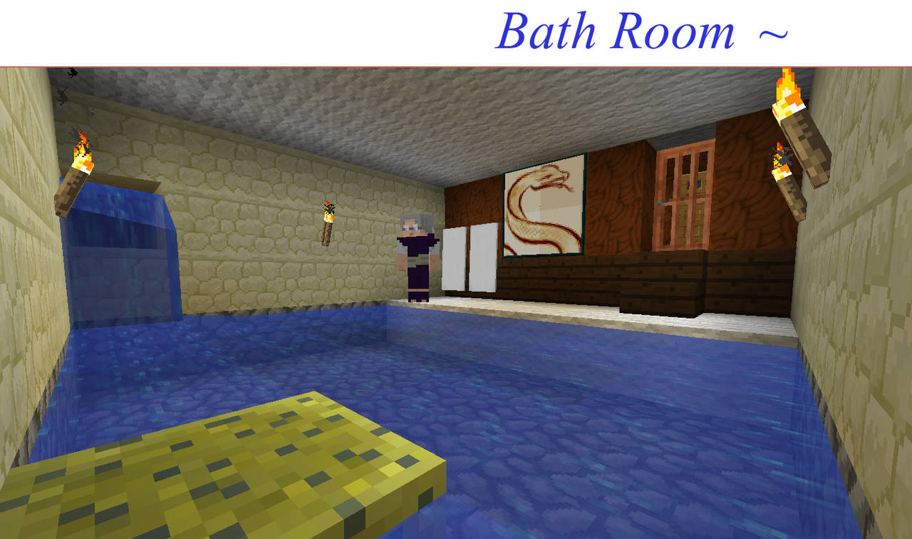 Orochimaru's Bath (minecraft) by KabutoNosebleed