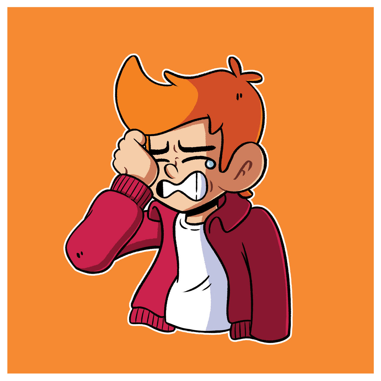 Phillip J. Fry - Expressions Challenge 10 by artbyzewzew on DeviantArt