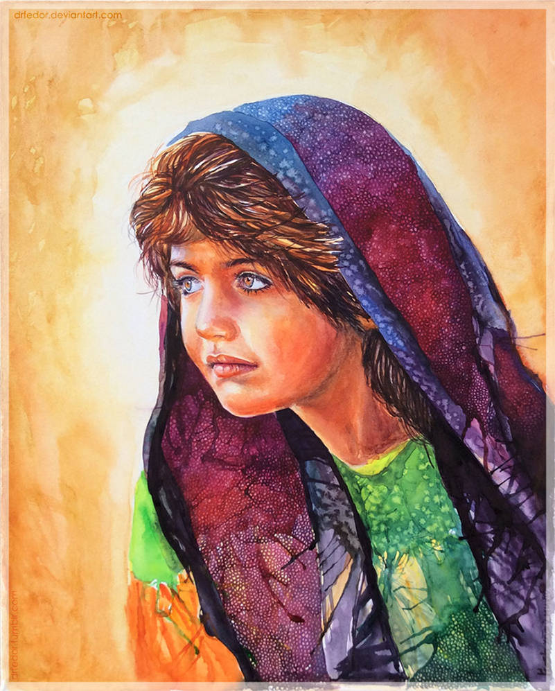 AfghanistanGirl by ArtKosh