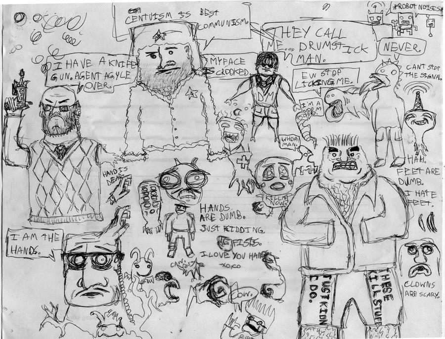 12 AM Drawings August 18 2012