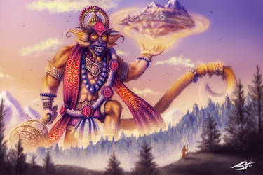 Hanuman by artisticjax