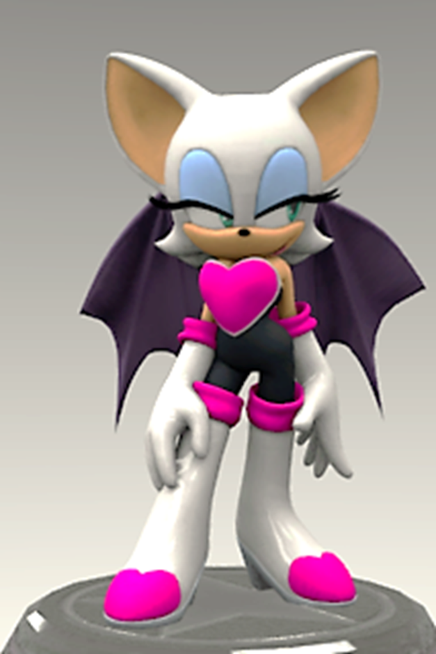 Fan Model Rouge Rouge the Bat Model by Bandidude on DeviantArt