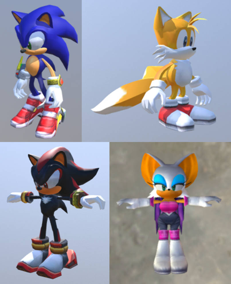 SA2 Models by Bandidude on DeviantArt