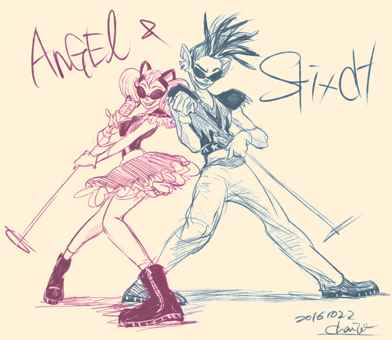 Stitch and angel by draworwhatt on DeviantArt