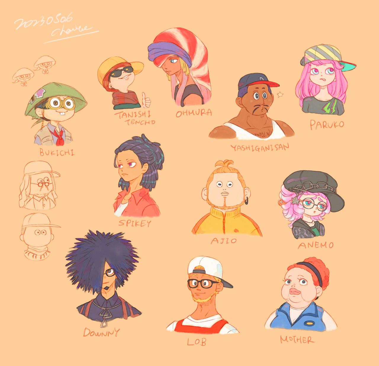 Splatoon characters by chacckco on DeviantArt