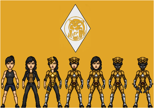 Yellow Ranger (MMPR) by KingCozy7 on DeviantArt