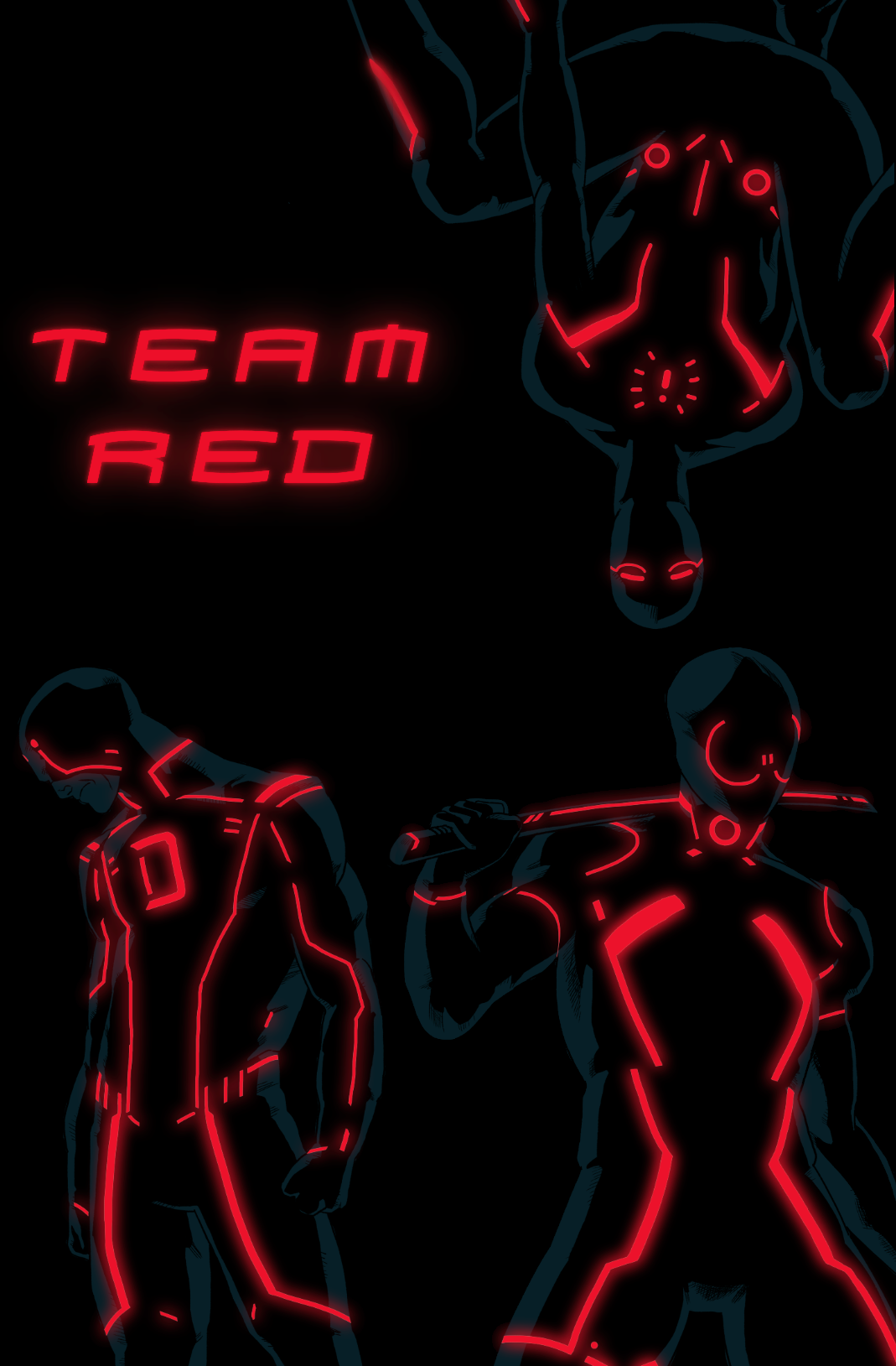 Tron Team Red by KingCozy7 on DeviantArt
