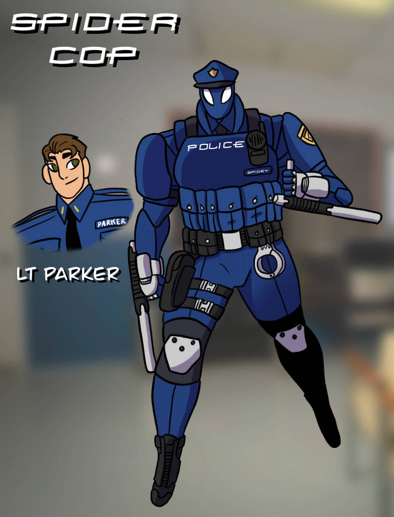 Spider Cop Redesign by KingCozy7 on DeviantArt