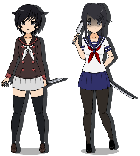 Kisekae Yandere Chan Old And Yandere Chan By Mauridiazys On Deviantart