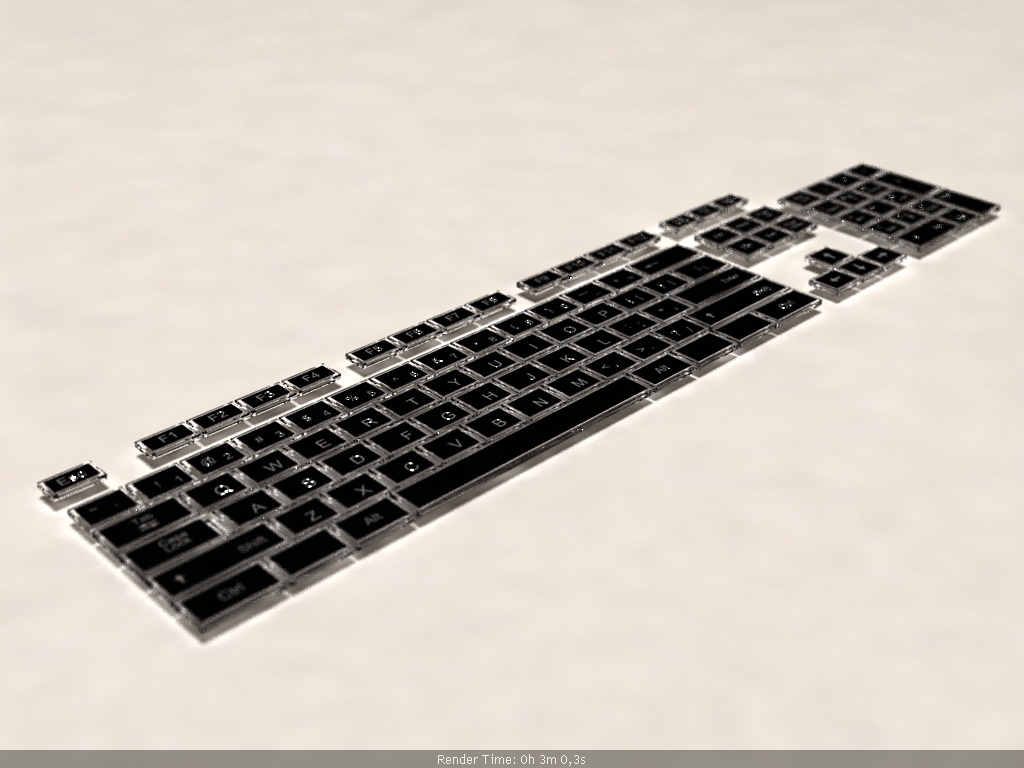 Glass Concept Keyboard W.I.P