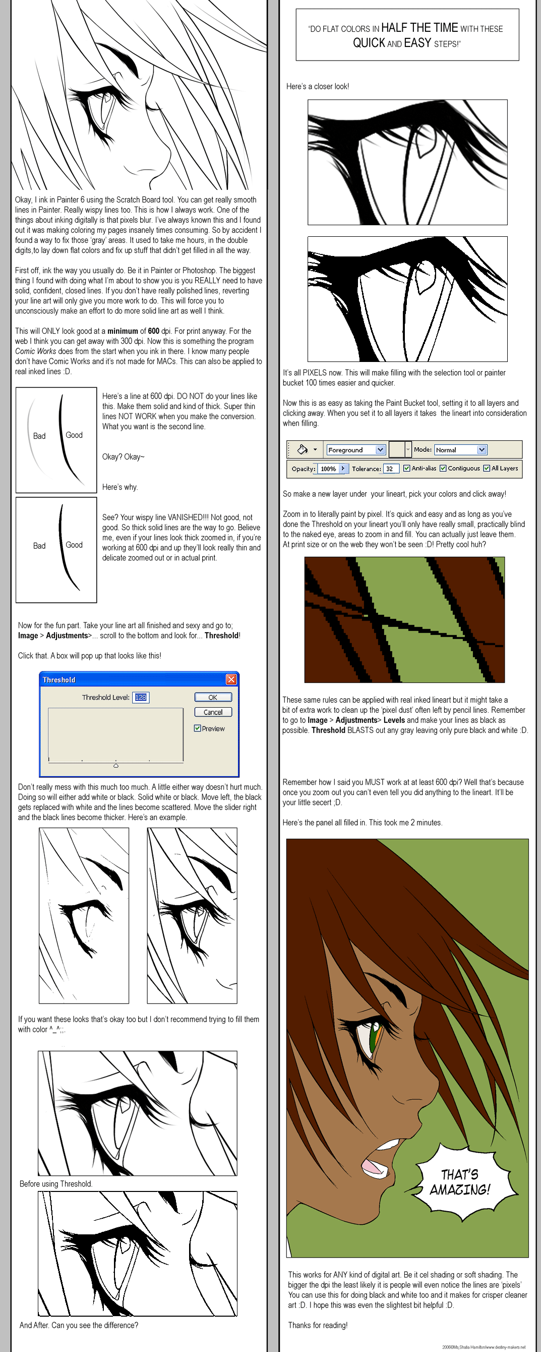 Flat colors the easy way - 01