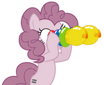 Pinkie w/ balloon binoculars by sakatagintoki117