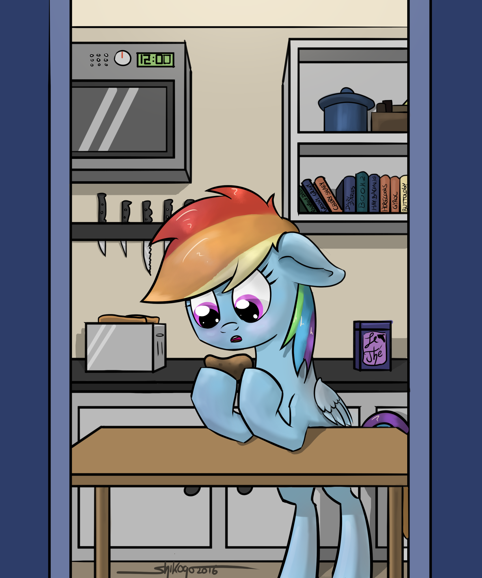 Rainbow Dash finds a Potato