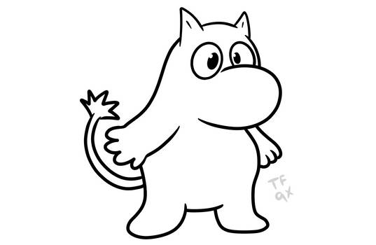Moomintroll Doodle