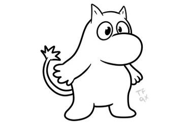 Moomintroll Doodle