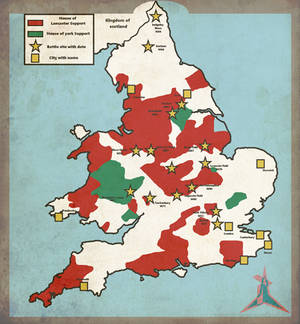 War of the Roses Map