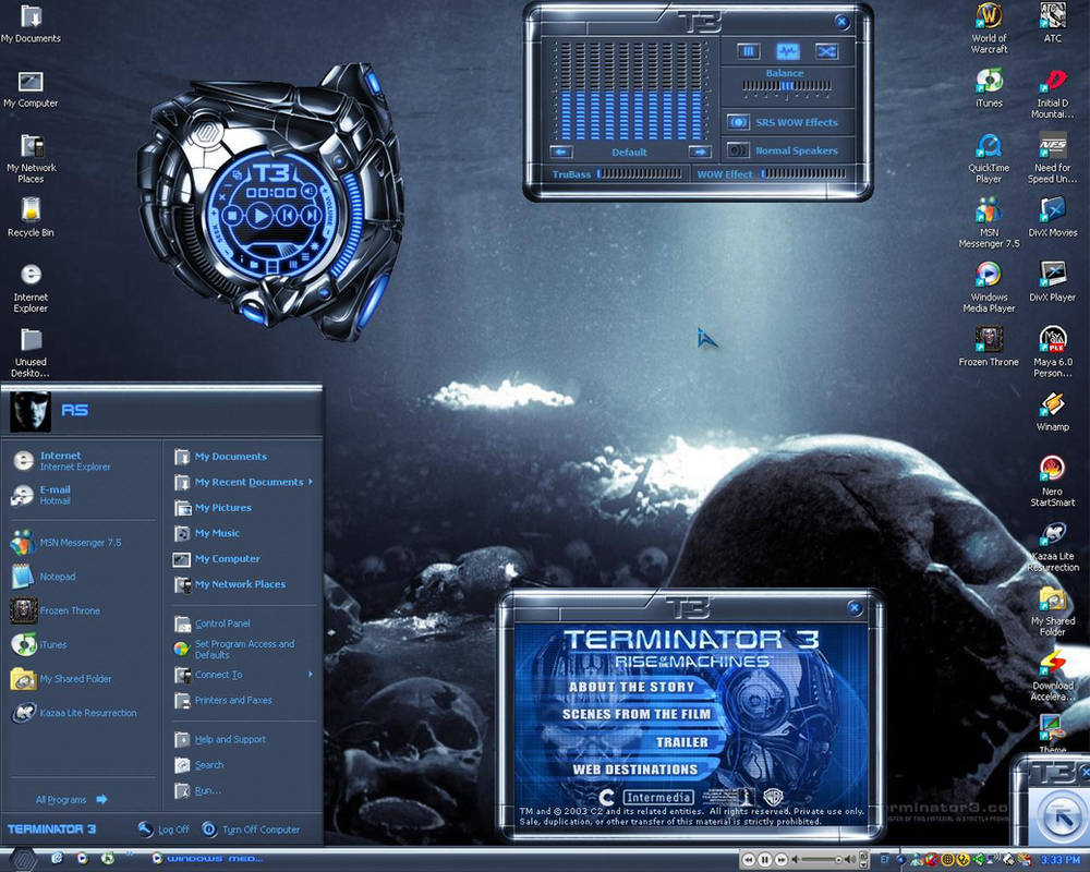 Terminator 3 Computer Terminator 3 desktop by cazat on DeviantArt