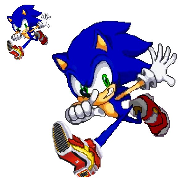 SA2 Sonic (SSF2 Roster) by TRONSilver2022 on DeviantArt