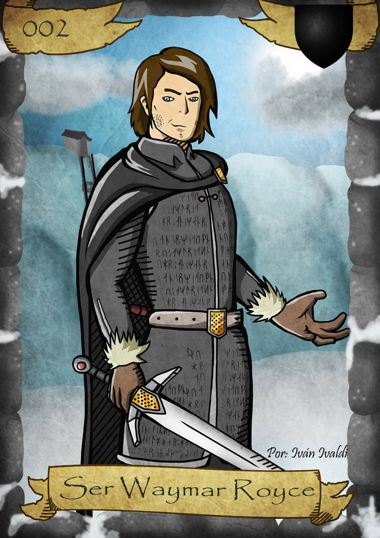 Waymar Roice 002-Ser Waymar Royce (ASOIAF) by Sonicblurblue16 on DeviantArt