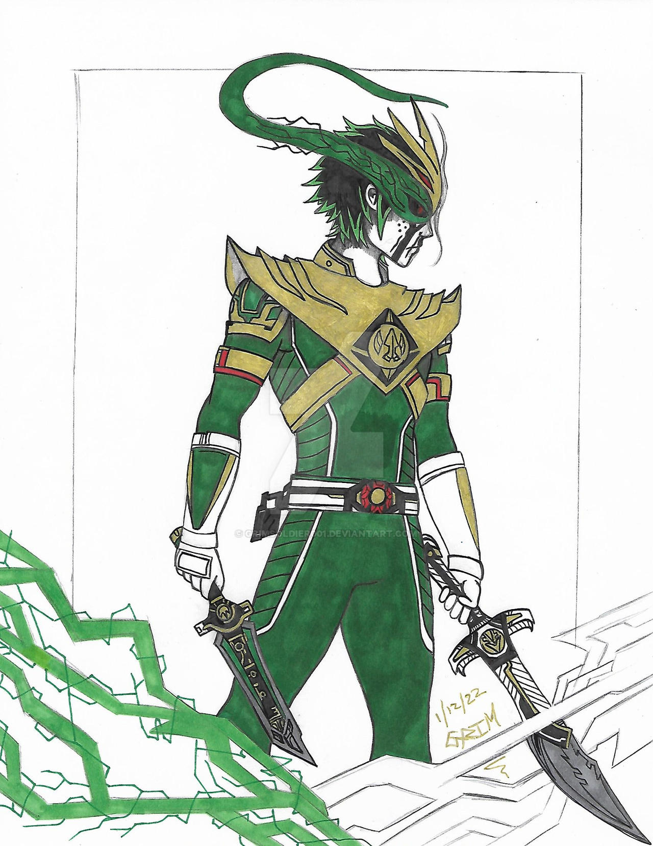 Dragonzord: A MHA x Power Rangers AU by GrimSoldier001 on DeviantArt