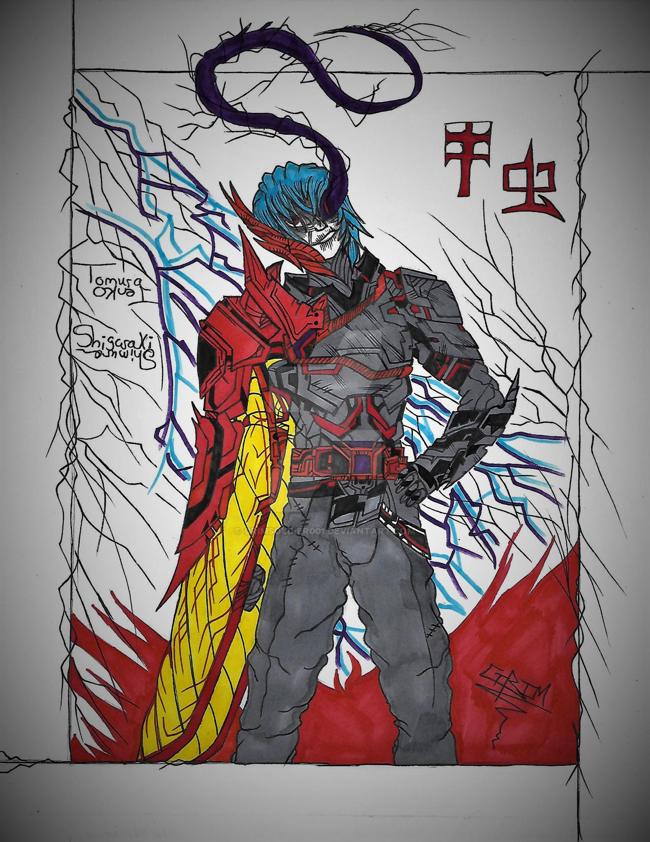 Extinction Up: A Kamen Rider x MHA AU by GrimSoldier001 on DeviantArt