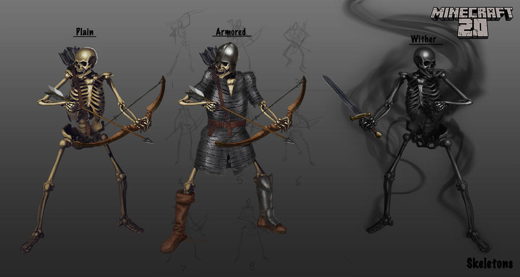 Skeletons by 7thFloorArtist on DeviantArt