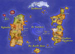 Meridalur Map Mierdal World Map With Markers by Ai1ment on DeviantArt