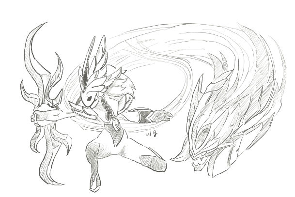 20181017 Shadow fire Kindred by ulggg on DeviantArt
