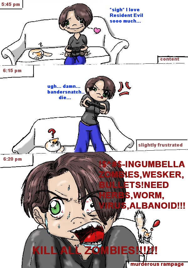 Stages of Resident Evil