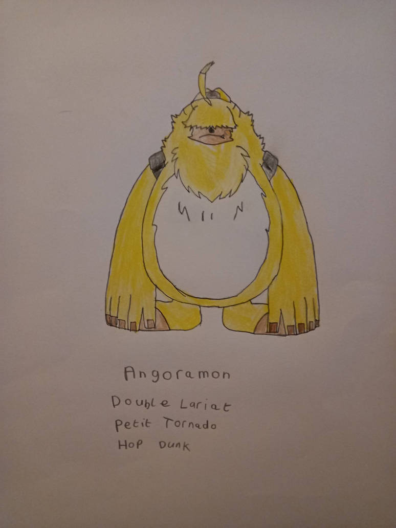 Angoramon Drawing by Nemu-Nemuri on DeviantArt