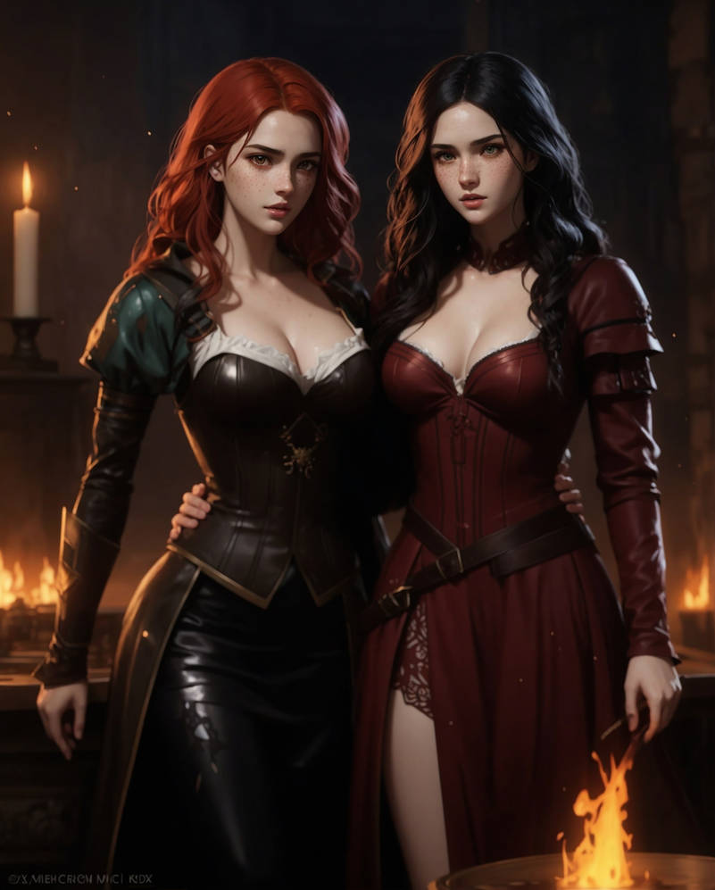 Triss Merigold And Yennefer By Bananamufffin069 On DeviantArt triss-merigold-and-yennefer-by-bananamufffin069-on-deviantart