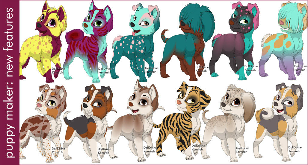 Dog Maker New Puppy Maker Features by dolldivine on DeviantArt