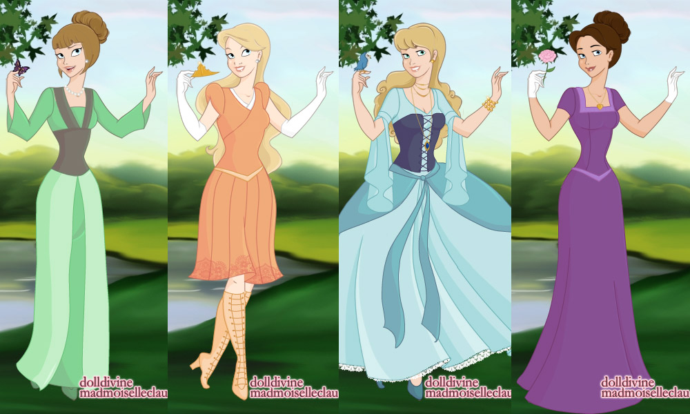 Dolldivine and azalea Dress Up Games