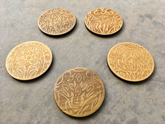 Laser Etched Coasters