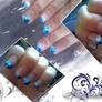 Nail Art Blue