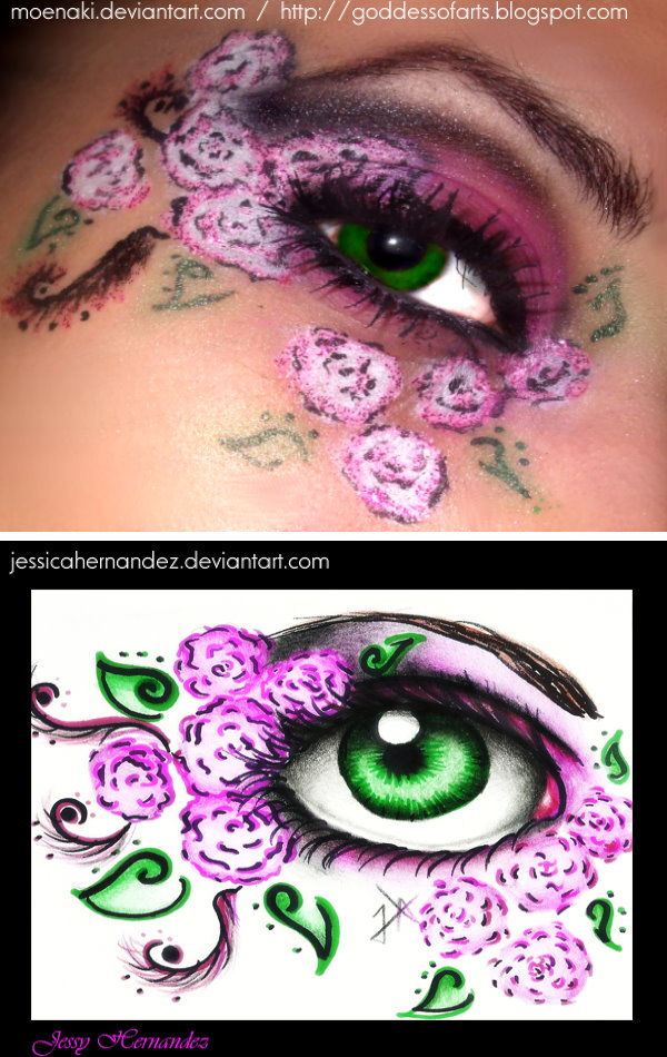Remake - Roses eye by Bella-Eugenia