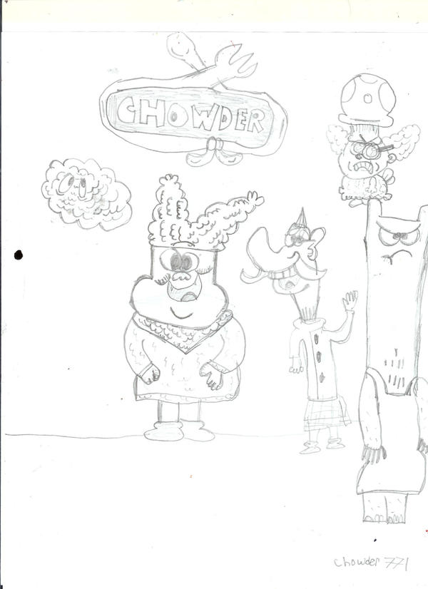 Chowder Cartoon Style Patterns Chowder by chowder771 on DeviantArt