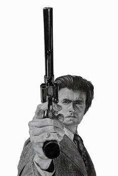 Harry Callahan/Clint Eastwood drawing. 