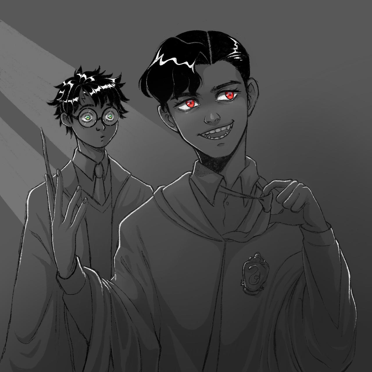 Harry Potter x Tom Riddle by Sadick-chan on DeviantArt