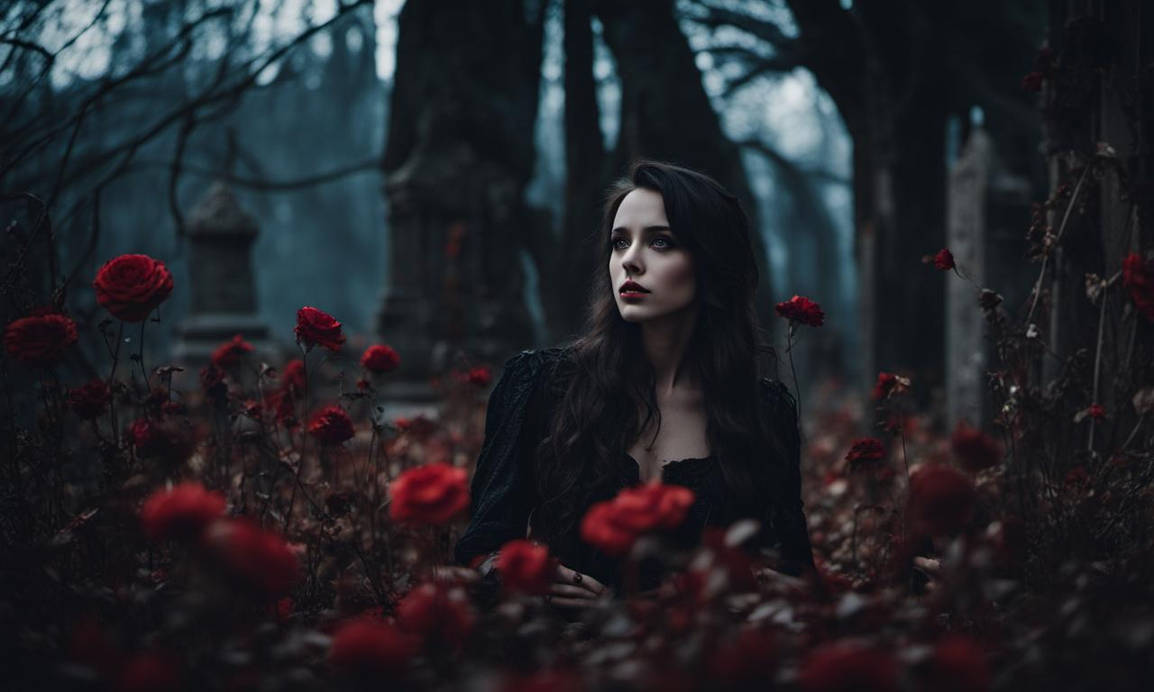 At home in the roses