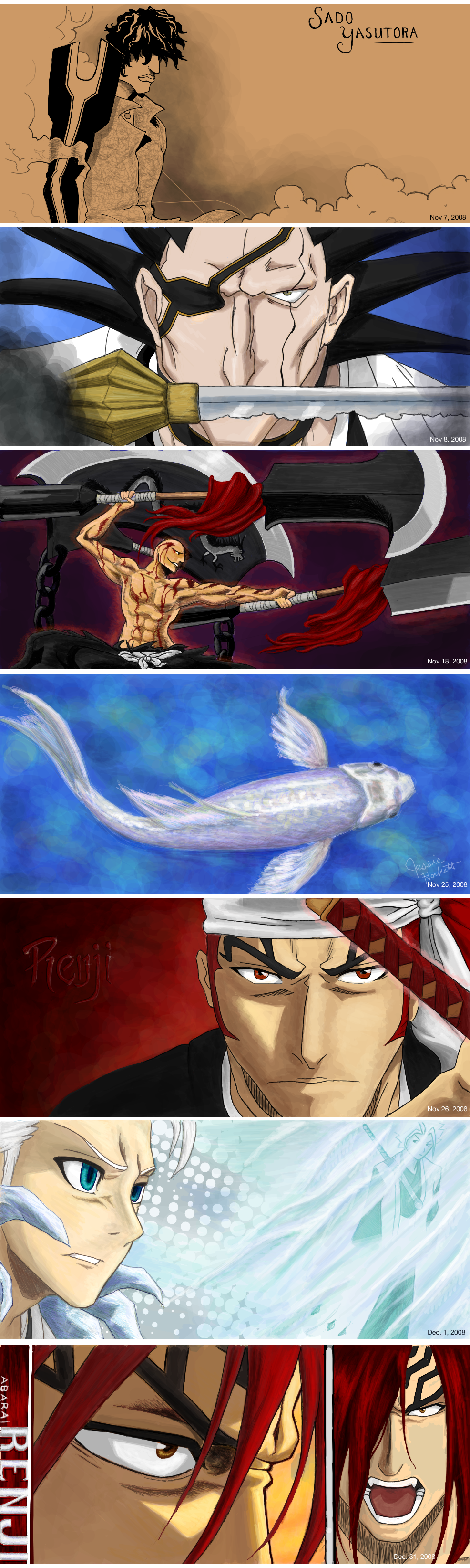 Bleach Graffiti...and a koi by GoaliGrlTilDeath
