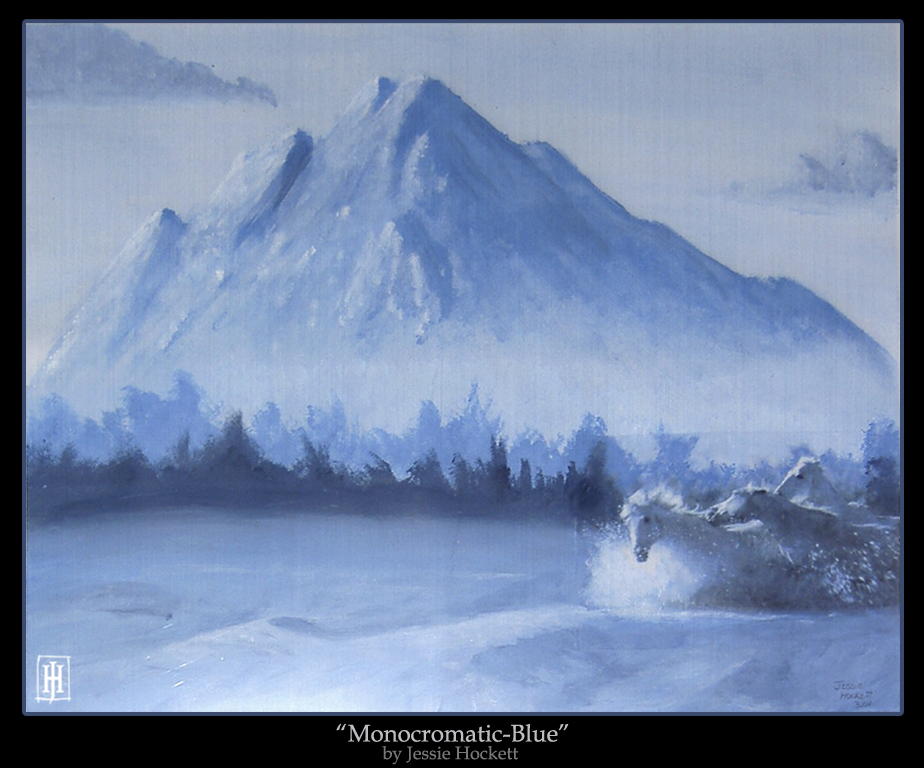 'Monocromatic-Blue' by GoaliGrlTilDeath